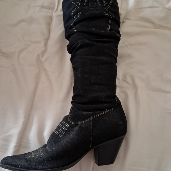 holland saddlery Shoes - Womans size 9 suede cowgirl boots